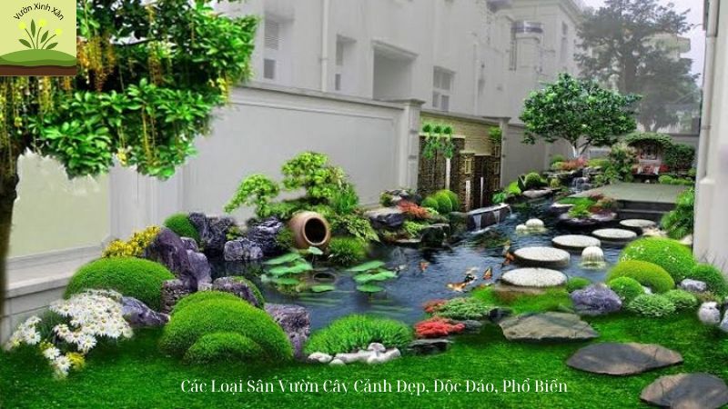 sân vườn cây cảnh đẹp